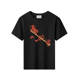 Designerskie ubrania dziecięce tygrys bawełniany T-shirt chłopcy dziewczynka tshirts swobodne dziecko miękkie ubranie g koszule z krótkim rękawem topy Cyd23101805