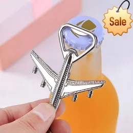 Creative Wedding Supplies Aircraft Keychain Beer Bottle Opener Retro Key Holder Men Drinking Party Gift Accessories Keyring