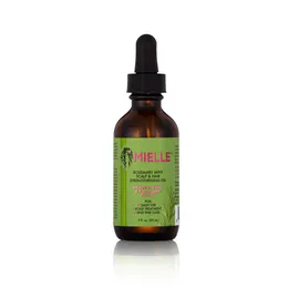 MIELLE Organics Rosemary Mint فروة الرأس تعزيز زيت الأطراف المقسمة وعطور فروة الرأس الجافة