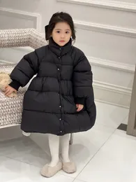 Winter Down Coat Kids Girl Down Jackets Kläder Vindtäta barnrockar Kid Tutu Varma ytterkläder kläder