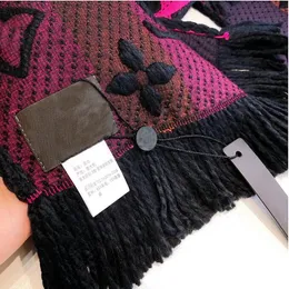 Nuovi classici sciarpa di lana designer lana ispessita lunga Sciarpa 2023 moda donna collo a scialle di lusso Sciarpe invernali modello lettera sciarpe 180X35CM