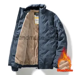 Herren Daunenparkas Winter Herrenjacke Parkas Lässige dicke warme Fleece-Windjacke Jacken Herren Kaltmäntel Männliche Oberbekleidung Kleidung Hohe Qualität 6XL J231019