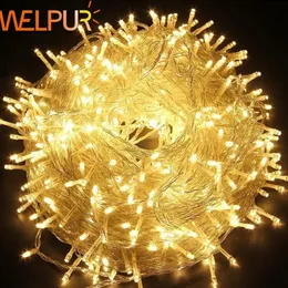 Christmas Decorations LED Fairy Strings Light Outdoor Waterproof Garland 220V 10M 20M 50M For Christmas Party Wedding Birthday Decoration Lamp 231019