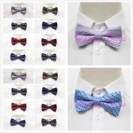 Papillon 18 colori Solid Fashion For Men Grooms Bowties Butterly Wedding Matrimonio Farfalle nere Cravatta Marca