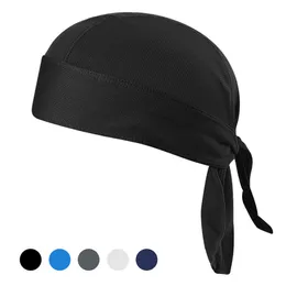 Bisiklet Kapakları Maskeler Bisiklet Ter Kaybı Kapa Beanie Cap Bisiklet Head Band Hızlı kuru Korsan Şapka Şapka Açık Bisiklet Motosiklet 231019