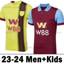 23 24フォスターバーンズサッカージャージーフットボールシャツ2023 2024 Gudmundsson Brownhill Rodriguez Zaroury Vitinho Cullen Men Uniorts Kids Kits Socks Full Sets