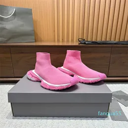 2023-Dad Sock Speed ​​Speed ​​Stinmers Shoes 기술 니트 스트레치 패브릭 남성 여성 러너 스포츠 호흡 고무 단독 메시 커플 Cassua Walking EU35-46