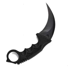 ナイフ7.48 CS GO KARAMBIT KNIFE FIXING BLADE SURVIVAL TACTICAL TRAINAL OUTDOOR CAM HONTING CLAW KNIVES EDC MTI TOOL HOME GARDEN TOOLS DHAXP