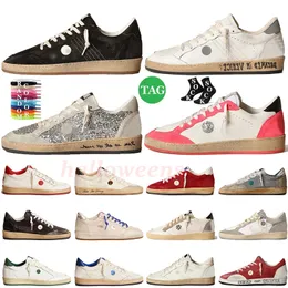 Obermaterial aus Leder, Ball-Stars-Turnschuhe, Designer-Freizeitschuhe, Metallic-Silber-Glitzer-Wildleder, Träumen von den Achtzigern, Joggen, Gehen, Basketball, Skateboard, Trainer