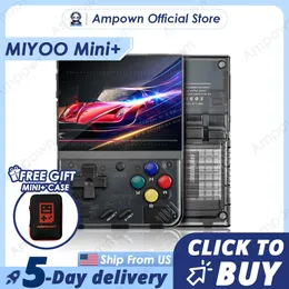 Portable Game Players MIYOO Mini Plus Portable Retro Handheld Game Console V2 Mini IPS Screen Classic Video Game Console Linux System Children's Gift 231018