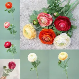 Dekorative Blumen, handgefertigt, künstliche Pfingstrose, 2 Köpfe, Seidenblumenstrauß, Blumenkunst, flexibel, Valentinstag