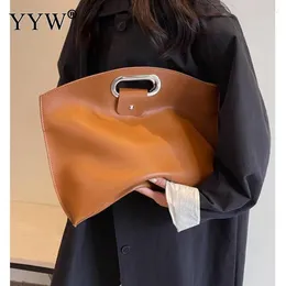 Evening Bags Women Clutches Pu Leather Crossbody Fashion 2pcs Solid Envelope Bag Laptop For Macbook Pouch Big Ladies Handbag