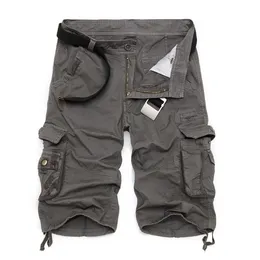 Мужские военные карго, новые армейские камуфляжные тактические шорты, мужские хлопковые свободные рабочие повседневные короткие брюки, большие размеры Q190427241z