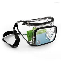 Waist Bags Woman Packs PVC Clear Fanny Pack Waterproof Cute Bag Stadium Purse Transparent Adjustable Crossbody