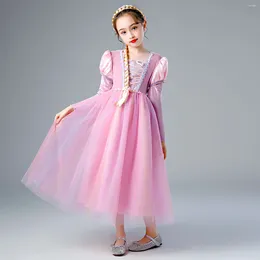 Girl Dresses 2023 's Dress For Kids 4 To 12 Y Fantasy Cosplay Princess Children Christmas Evening Party Disguise Up