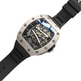 RicharsMill Schweizer Uhr ZF Factory Tourbillon Automatikwerk Luxusmechanik Milles Armbanduhr Rm61-01 übernimmt ausgehöhlte Uhrwerke