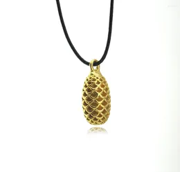 Pendant Necklaces Vintage Choker Natural Pinecone Statement Necklaces&Pendants Women Jewelry Bijoux Joyas