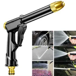 Watering Equipments High Pressure Water Gun for Car Washing Garden Hose Nozzle Sprinkler Foam Jug Faucet Joint Quick Connector 231019