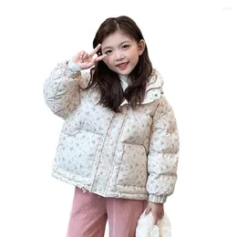 Jackets Girls Fur Coat Thick Warm Coats Cotton Padded Kids Casual Style Children Clothing 6 8 10 12 14