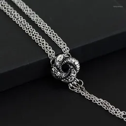 Algerian loveknot halsband Vesper Lynd Casino Royale Bond Girl Love Knot Necklace Vintage Silver Plated Women Jewelry1316b