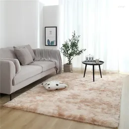 السجاد 10802 Nordic Tie-Dye Carpet Wholesale Plush Mat غرفة المعيشة