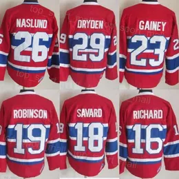 Man Retro Hockey 16 Henri Richard Jerseys Retire 18 Serge Savard 19 Larry Robinson 23 Bob Gainey 26 Mats Naslund 11 Brendan Gallagher 31 Carey Price Vintage CCM Team