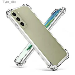 High light transparent phone case four corners anti-fall can hang rope grooves drop rubber material shell L2310/16