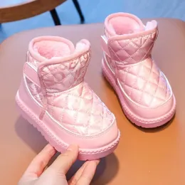 Laarzen Snowboots voor kinderen Winter Jongens Waterdicht Verdikt Baby Katoenen schoenen Zachte zool Meisjes Fluweel Warm Kinderen Unisex Laarzen Plat 231019