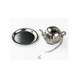 Kahve Çay Araçları Mini Sevimli Paslanmaz Çelik Çay Infuser Tasarım Ev Ofis Süzgeç Hediye Teapot Tip Yaratıcı Aksesuarlar Hom DH6NC