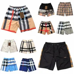 Designer Mens Shorts Beach Pants High Quality European och American Style Trend Classic Simple Checkered Loild Large Women's samma stil W1D5#