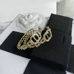 Kvinnor Hoop Gold Plated Designer Märke smycken runda studörhängen bröllop julsemester gåvor