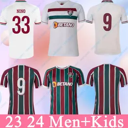 Мужские футбольные майки Fluminense 2023 2024 22 23 Тренировочная одежда FRED G. CANO FELIPE MELO PH GANSO LUIZ HENRIQUE ANDRE NONATO Футболки на дому в гостях, третий вратарь