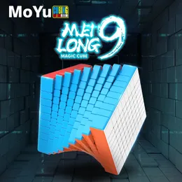 Magic Cubes Moyu MFJS Meilong 9x9 Magic Speed ​​Cube Bezplemia Profesjonalne zabawki Fidget Meilong 9 9x9 Cubo Magico Puzzle 231019