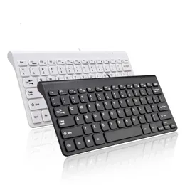 Keyboards 2 4G Wireless Mini Size Mouse Keyboard Combo Set With Multimedia For Tablet Laptop Mac Desktop PC TV Andrews Windows 231019