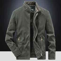 Mensjackor Parkas Bomber Male Fashionable Motorcykeljacka Camping Uppvärmning Arbetet Wear Casual Coat Custom Tactical Clothing Coats 231018