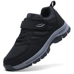 Dress Shoes Men's Trendy Running With Hook And Loop Fastener Comfy Breathable Wear Resistant Shock Absorption Cushioned Sneakers 231019