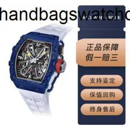 Richardmill Watch Automatic Mechanical Watches Richar Mill RM3503 Blue Ntpt Mens Fashion Leisure Business Sports Machinery Wrist FRJ