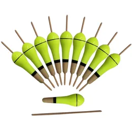 Balıkçılık Aksesuarları 10 PCS Balıkçılık Bobbers Paulownia Cork Float Ağır Akım Balsa Ahşap Balıkçılık Şamandıraları Set 8.5cm/2g Flotteur Peche Darbe Pesca 231018