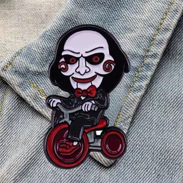 Pins Brooches DZ1012 90s Horror Collection Movie Enamel Pin Badge Bag Clothes Lapel Women Men Jewelry Gift264B