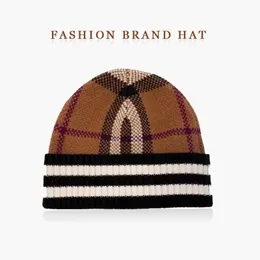 Marka Örme Şapka Tasarımcısı Erkek Kadınlar Sonbahar ve Kış Açık Spor Sıcak Pamuk Şapkaları Moda Beanie Cap