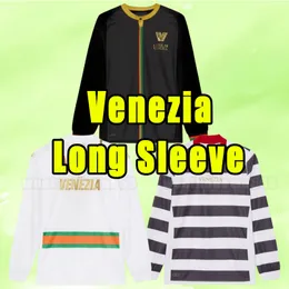 ロングスリーブトレーニング23 24 Venezia FC Soccer Jerseys Tessmann Crnigoi 2023 2024 Mariano Johnsen MazzocchiフットボールシャツAramu Forte Fiordilino Peretz Heymans