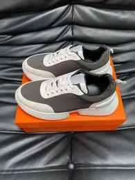 أحذية أنيقة للرجال غير الرسميين المشهورين من Heros Sneakers Italy Low Tops Tops Fand TPU Rubber Rubber Calfskin Designer Running Athletic Shoes Box EU 38-45