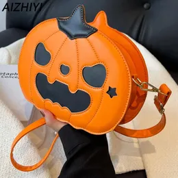 Borse da sera Borsa a tracolla con zucca di Halloween Diavolo Donna Divertente regalo di novità Borsa a tracolla casual per cellulare 231019