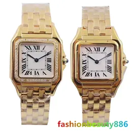 U1 AAA GRAGE NEW FASHION Woman Square Gold Watch Series Casual Lady Quartz Ultra Thin Panthere de G Sapphire Watches 316L Stainless Steel Band Montres Montres