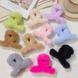 Accessori per capelli Piccoli artigli soffici colorati per ragazze Bambini Dolce Decorare Clip Forcina per bambini Adorabili