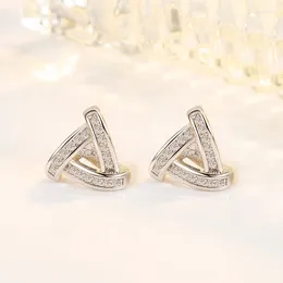 Ohrstecker 925 Sterling Silber Herkunft Diamant Ohrring für Frauen Edlen Schmuck Aros Mujer Oreja Orecchini Weiblich