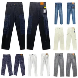 Nya män jeans lyxiga brandlv designer jeans högkvalitativa jeans casual byxor