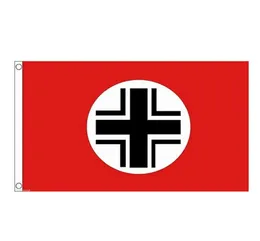 Tyska andra världskriget Balken Flag 3x5ft digital tryckning Polyester utomhus inomhusanvändningsklubb tryckbanner och flaggor Whole6565511