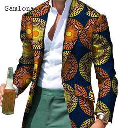 Herrenanzüge Blazer Plus Größe 6xl Männer Mode Blazer Revers Kragen Jacken Vintage 3D Druck Oberbekleidung Herbst Business Männer Kleidung 231018