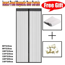 Sheer Curtains Magnetic Mosquito Nets for Doors Diamond Mesh Door Curtain Automatic Closing Fly Net Can Be Customized Magnetic Mosquito Net 231019